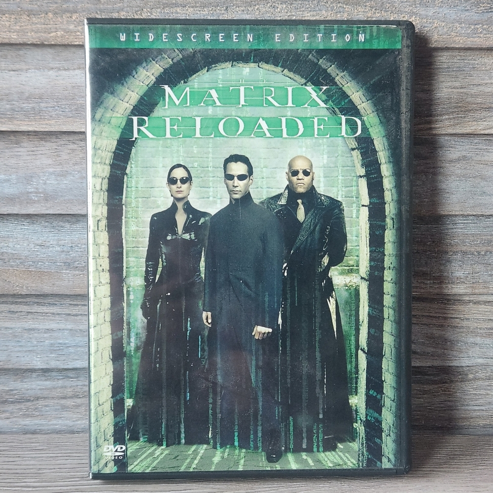 🔥 Matrix Reloaded Neo Kneau Reeves DVD Movie